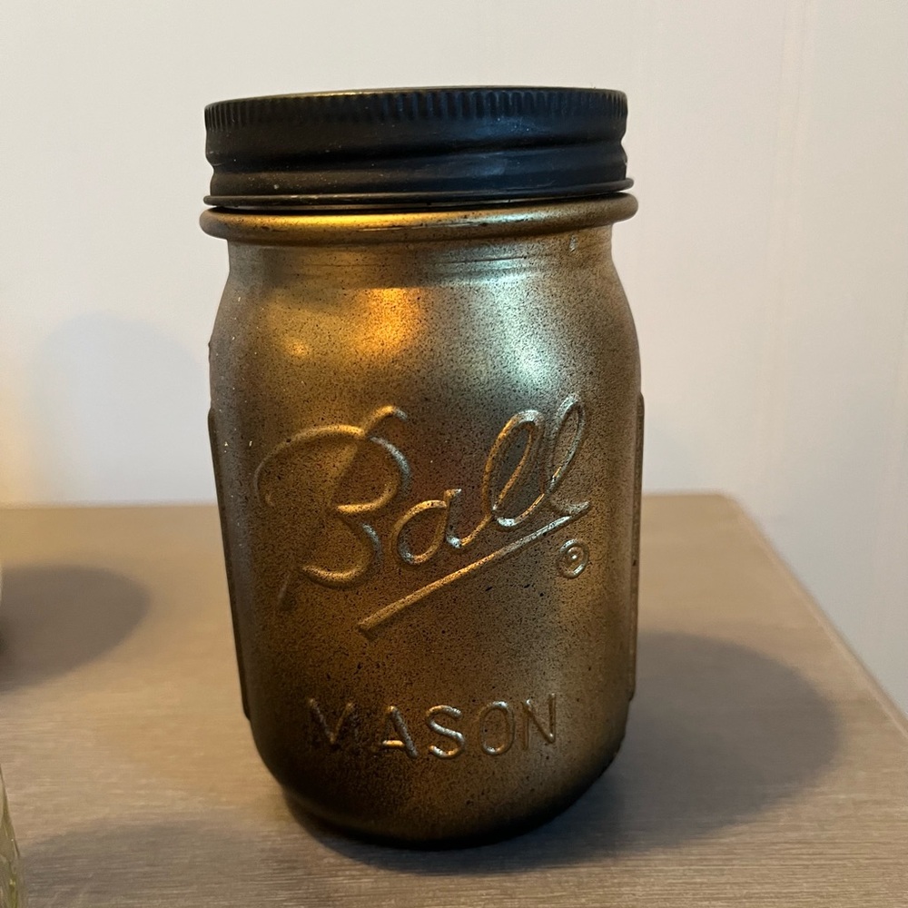Set of Two Decorative Mason Jars - Picture 3 of 9